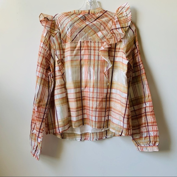 Anthropologie Current Air Polly Ruffled Blouse - Picture 6 of 11